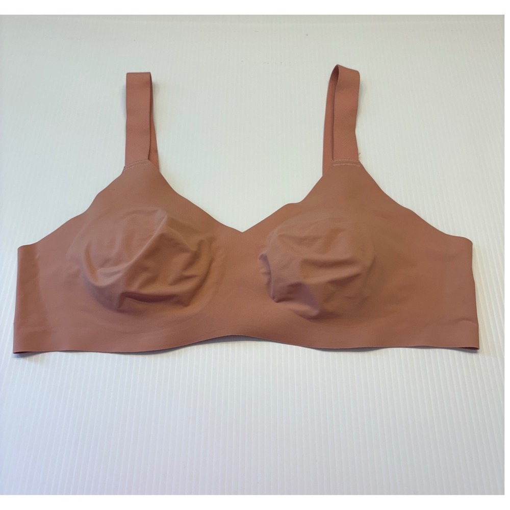 Knix WingWoman Contour Bra Womens Size 3 Rosewater Wireless Seamless Lingerie